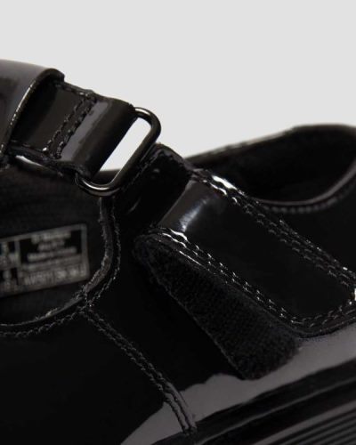 Mary Janes Dr Martens Youth Ailis Patent Lamper Para Niños DR8590H